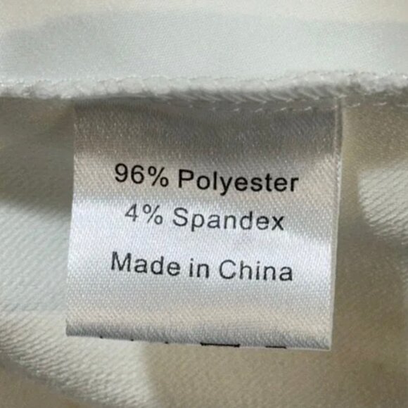 Emerson Lang white wide leg pants size M-stretch waist - Picture 4 of 8